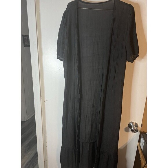 Cupshe Swimsuit Coverup Medium Black - Picture 1 of 4